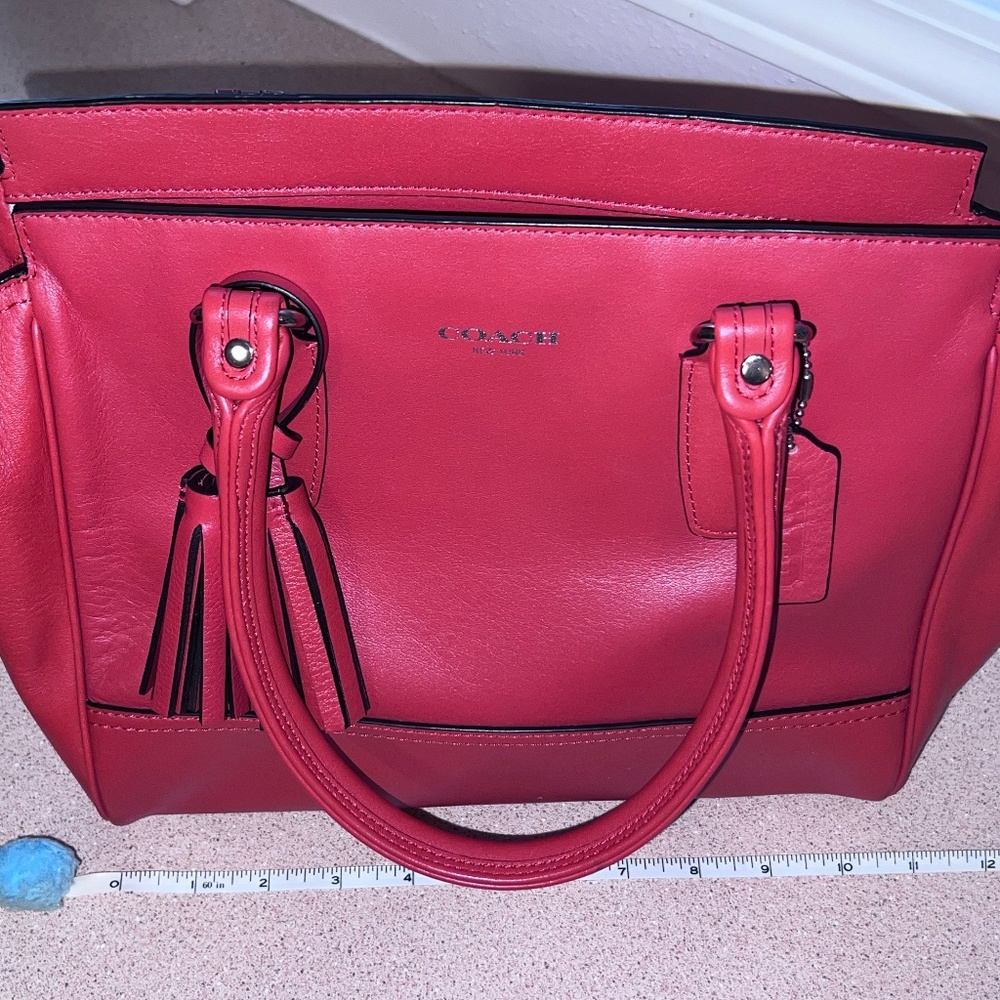 Authentic Coach Legacy Leather Candace Caryall 19891/ Carnelian